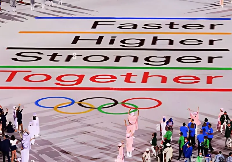 khẩu hiệu của olympic